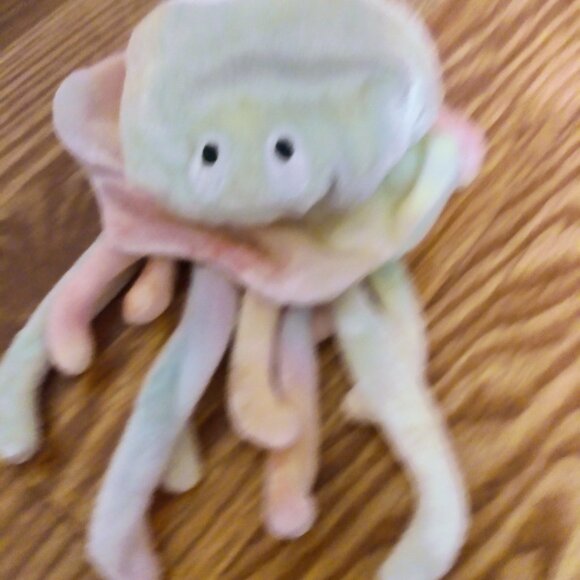 Plush Ty Beanie Baby Goochy Jellyfish stuffed toy - Picture 4 of 4